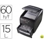 DESTRUCTORA DE DOCUMENTOS REXEL AUTO+ 60X CAPACIDAD DE CORTE 60 H DESTRUYE GRAPAS Y TARJETAS