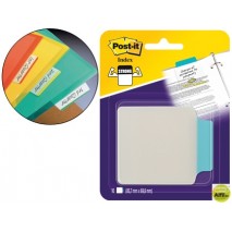BANDERITAS SEPARADORAS 3M RIGIDAS CON PESTAÑA 85,7X69,8MM BLISTER CON 10 UNIDADES COLOR AZUL