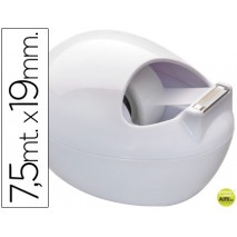 PORTARROLLOS SOBREMESA SCOTCH COLOR BLANCO C-36 KARIM DE 7,5 MT X 19 MM INCLUYE ROLLO DE CINTA MAGIC