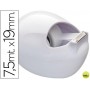 PORTARROLLOS SOBREMESA SCOTCH COLOR BLANCO C-36 KARIM DE 7,5 MT X 19 MM INCLUYE ROLLO DE CINTA MAGIC