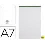 BLOC NOTAS LIDERPAPEL LISO A7 80 HOJAS 60 G/M2 PERFORADO SIN TAPA