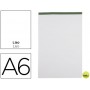 BLOC NOTAS LIDERPAPEL LISO A6 80 HOJAS 60 G/M2 PERFORADO SIN TAPA