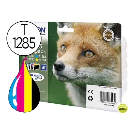 INK-JET EPSON S22 SX125/130/420W/425W OFFICE BX305 T1285 MULTIPACK 4 COLORES