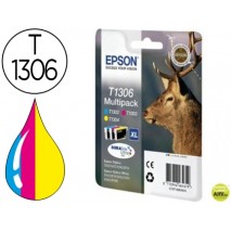 INK-JET EPSON STYLUS SX525WD/620FW OFFICE B42WD/BX320FW/525WD T1306 PACK TRICOLOR