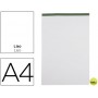 BLOC NOTAS LIDERPAPEL LISO A4 80 HOJAS 60 G/M2 PERFORADO SIN TAPA