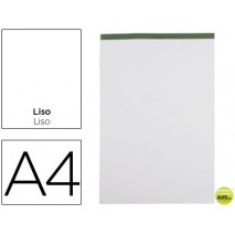BLOC NOTAS LIDERPAPEL LISO A4 80 HOJAS 60 G/M2 PERFORADO SIN TAPA