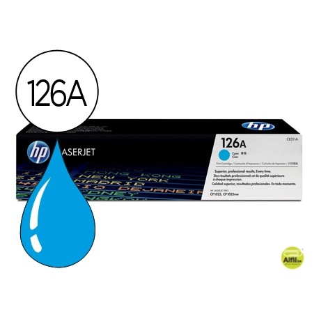 TONER HP LASERJET CP1025 MFP M175A CE311A CIAN -1000 PAG-
