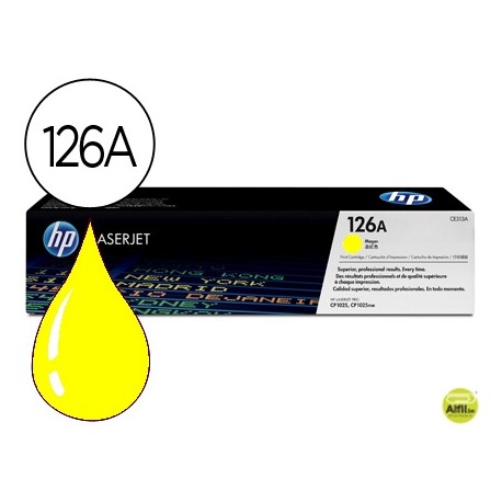 TONER HP LASERJET CP1025 MFP M175A CE312A AMARILLO 1000 PAG