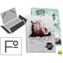 CARPETA LIDERPAPEL GOMAS SOLAPAS FOLIO TRES SOLAPAS EXTREME SPORT