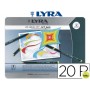 ROTULADOR LYRA HI-QUALITY ART PEN DE 20 COLORES -CAJA METAL