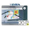 ROTULADOR LYRA HI-QUALITY ART PEN DE 20 COLORES -CAJA METAL