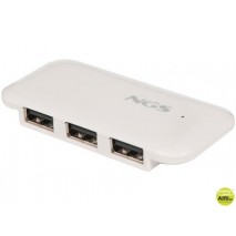HUB USB 2.0 NGS 4 PUERTOS BLANCO