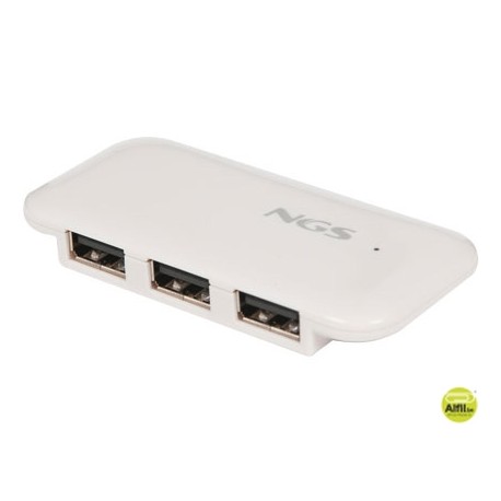 HUB USB 2.0 NGS 4 PUERTOS BLANCO