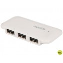HUB USB 2.0 NGS 4 PUERTOS BLANCO