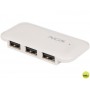 HUB USB 2.0 NGS 4 PUERTOS BLANCO