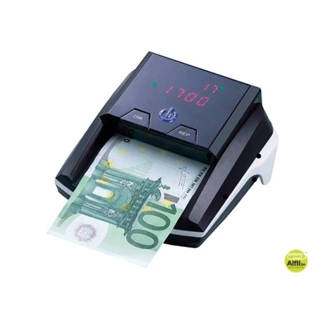 DETECTOR Q-CONNECT DE BILLETES FALSOS PORTATIL CON PUERTO USB PARA ACTUALIZACION DE DIVISAS