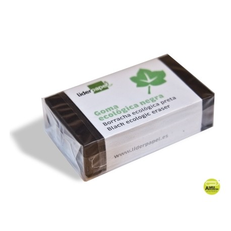 GOMA LIDERPAPEL ECOLOGICA NEGRA