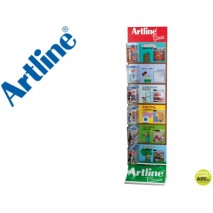ROTULADOR ARTLINE MARCADOR PERMANENTE EXPOSITOR DE SUELO DE 144 BLISTERS SURTIDOS BRICOEDV