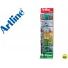 ROTULADOR ARTLINE MARCADOR PERMANENTE EXPOSITOR DE SUELO DE 144 BLISTERS SURTIDOS BRICOEDV