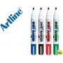 ROTULADOR ARTLINE CAMISETA EKT-2 NEGRO ROJO AZUL Y VERDE PUNTA REDONDA 2 MM PARA USO EN CAMISETA CAJ