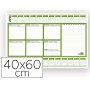PLANNING SOBREMESA SEMANAL LIDERPAPEL 40X60 CM 80 GR 60 HOJAS 2016-2017