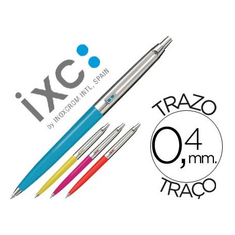BOLIGRAFO INOXCROM 55 FIESTA COLORES SURTIDOS