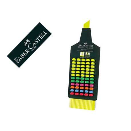 ROTULADOR FABER FLUORESCENTE 48 -EXPOSITOR 60 UNIDADES COLORES SURTIDOS