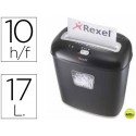 DESTRUCTORA DE DOCUMENTOS REXEL DUO CAPACIDAD DE CORTE 10 H DESTRUYE CD