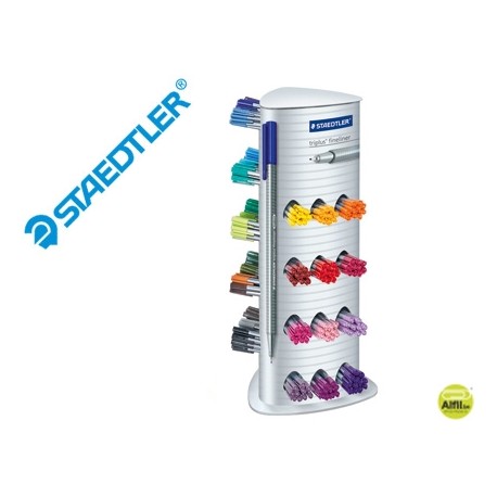 ROTULADOR STAEDLER TRIPLUS FINERLINER EXPOSITOR DE 280 UNIDADES COLORES SURTIDOS