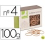 GOMILLAS ELASTICAS Q-CONNECT 100 GR NUMERO 4