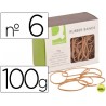 GOMILLAS ELASTICAS Q-CONNECT 100 GR NUMERO 6