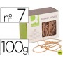 GOMILLAS ELASTICAS Q-CONNECT 100 GR NUMERO 7