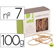 GOMILLAS ELASTICAS Q-CONNECT 100 GR NUMERO 7