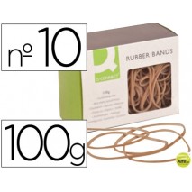 GOMILLAS ELASTICAS Q-CONNECT 100 GR NUMERO 10