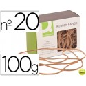 GOMILLAS ELASTICAS Q-CONNECT 100 GR NUMERO 20