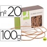 GOMILLAS ELASTICAS Q-CONNECT 100 GR NUMERO 20