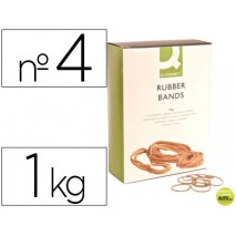 GOMILLAS ELASTICAS Q-CONNECT 1000 GR NUMERO 4