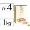 GOMILLAS ELASTICAS Q-CONNECT 1000 GR NUMERO 4