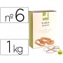 GOMILLAS ELASTICAS Q-CONNECT 1000 GR NUMERO 6