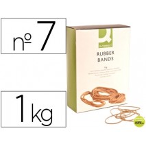 GOMILLAS ELASTICAS Q-CONNECT 1000 GR NUMERO 7