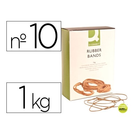 GOMILLAS ELASTICAS Q-CONNECT 1000 GR NUMERO 10