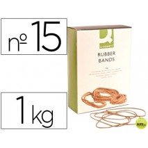 GOMILLAS ELASTICAS Q-CONNECT 1000 GR NUMERO 15