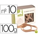 BANDAS ELASTICAS Q-CONNECT 100 GR 100X9 MM NUMERO 10