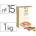 BANDAS ELASTICAS Q-CONNECT 1000 GR 150 X 9 MM NUMERO 15