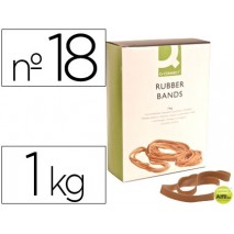 BANDAS ELASTICAS Q-CONNECT 1000 GR 180 X 16 MM NUMERO 18