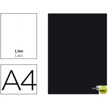 LIBRETA LIDERPAPEL TAPA NEGRA A4 80 HOJAS 60G/M2 LISO SIN MARGEN