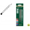 RECAMBIO BOLIGRAFO MONTEVERDE COMPATIBLES CON LOS DE MONTBLANC BLISTER 2 UNIDADES COLOR NEGRO PUNTA