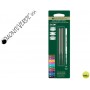 RECAMBIO BOLIGRAFO MONTEVERDE COMPATIBLES CON LOS DE MONTBLANC BLISTER 2 UNIDADES COLOR NEGRO PUNTA
