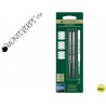 RECAMBIO ROLLER GEL MONTEVERDECOMPATIBLES CON LOS DE MONTBLANC BLISTER 2 UNIDADES COLOR NEGRO PUNTA