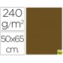 CARTULINA LIDERPAPEL 50X65 CM MARRON 240 GR UNIDAD